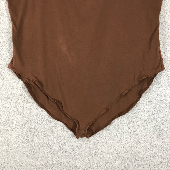 Old Navy Brown Bodysuit Size 4X Sleeveless Plus Size Cotton Blend Feminine - Picture 6 of 14